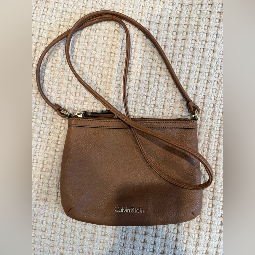 Calvin Klein Tan Crossbody Bag - Picture 6 of 8